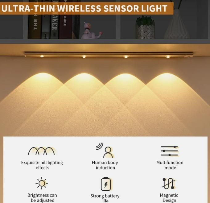 🔥 Smart LED Motion Sensor Cabinet Light